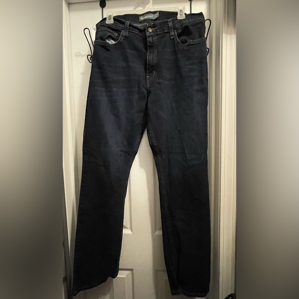Dark members mark blue jeans